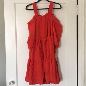 H&M Res Shoulder-Off Medium Length Dress